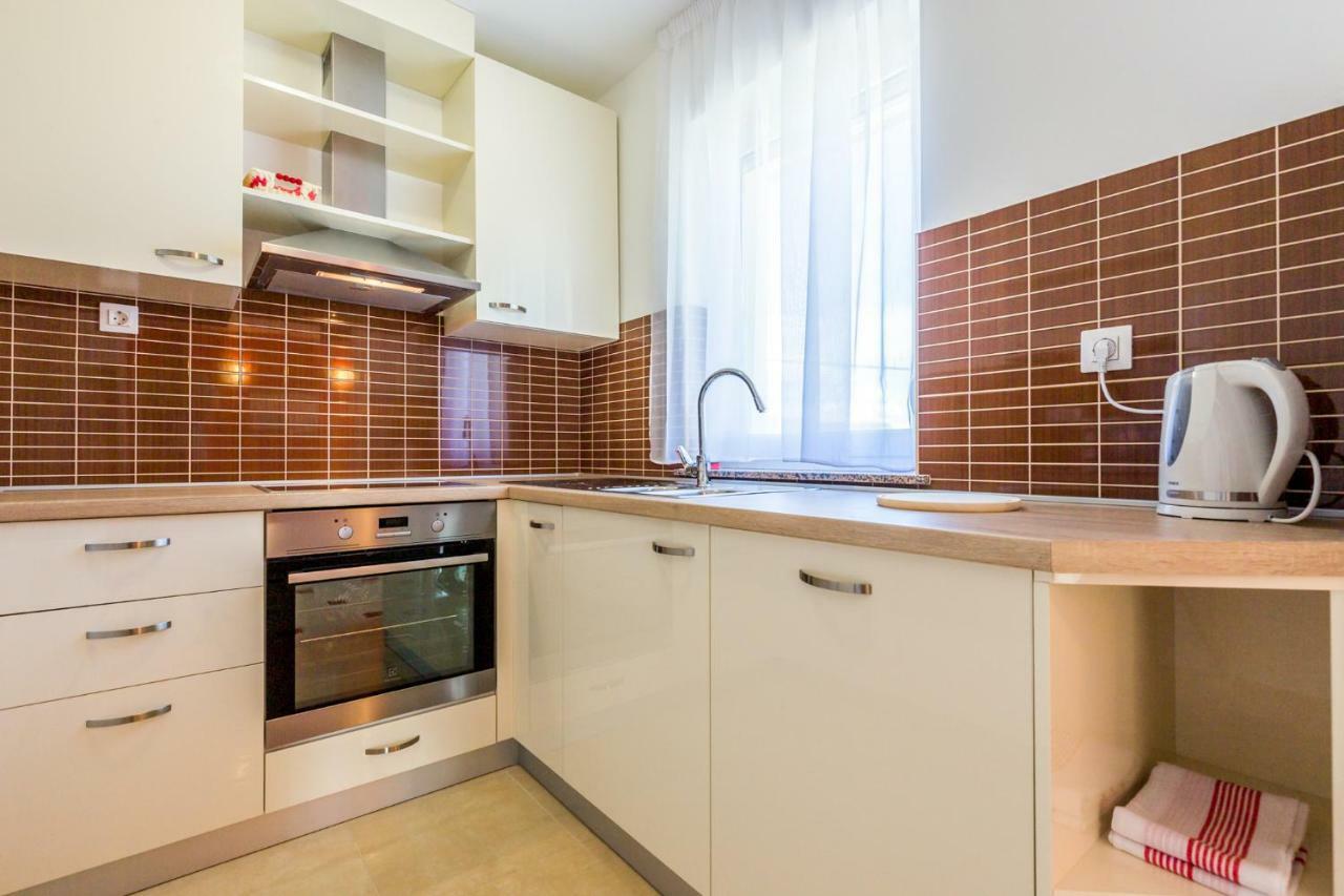Luxury Apartments Kostrena With Pool Bagian luar foto